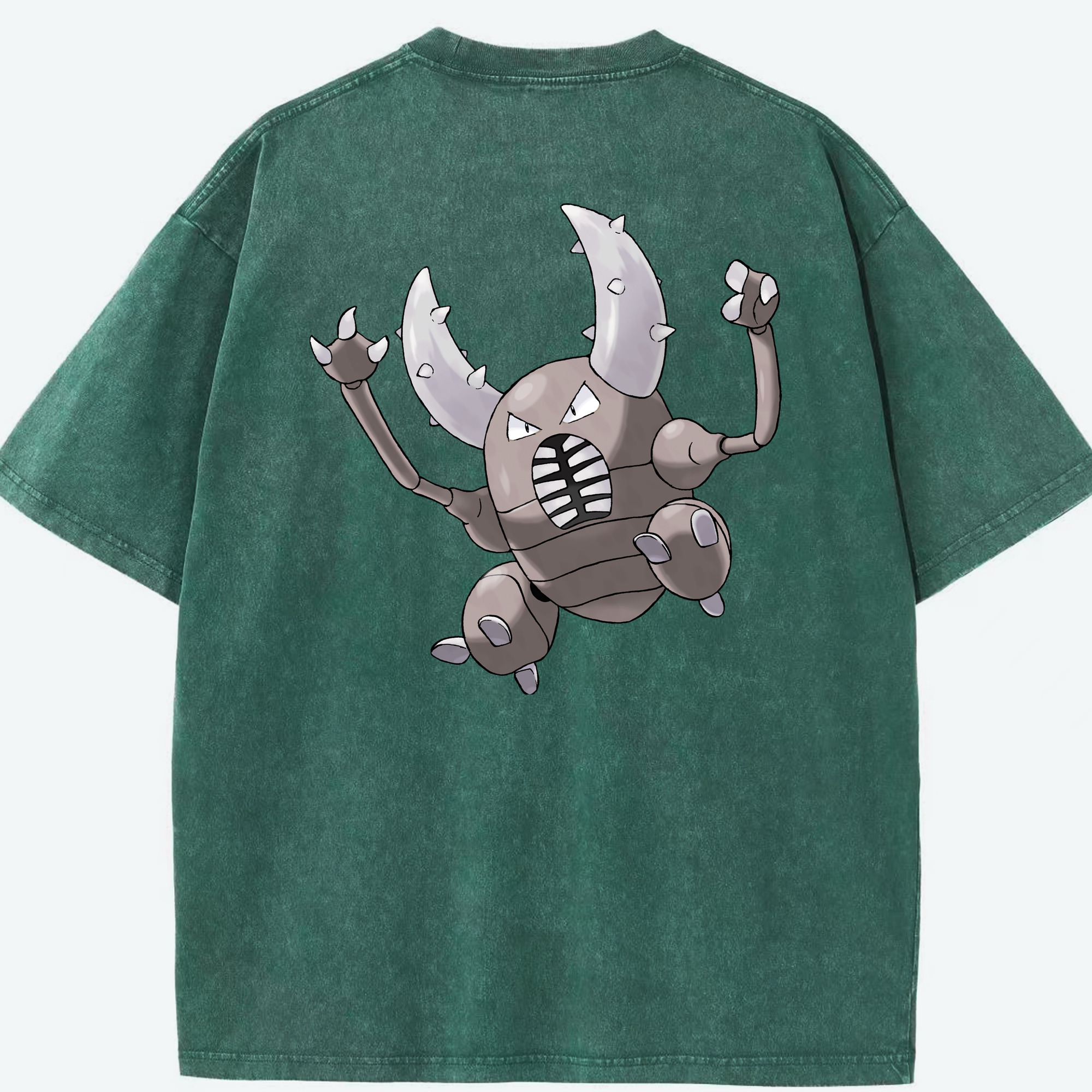 （画像用） ポケットモンスター Pokémon 綿100% ヴィンテージ風 半袖Tシャツ（背面プリント）